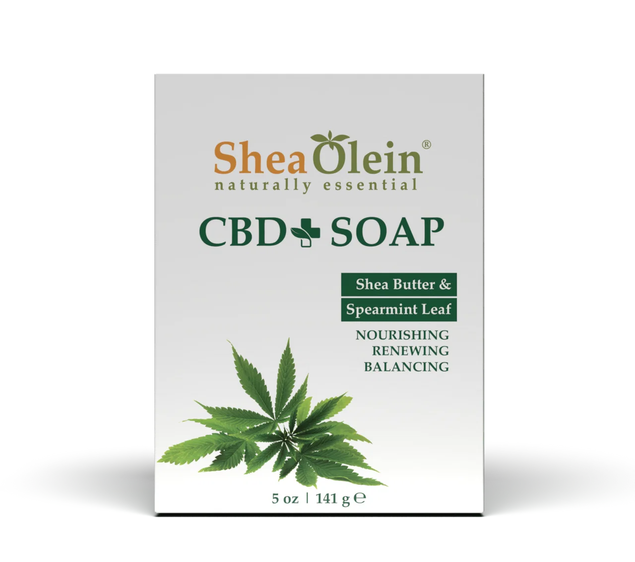 CBD WITH SHEA BUTTER & SPEARMINT LEAF SOAP BAR